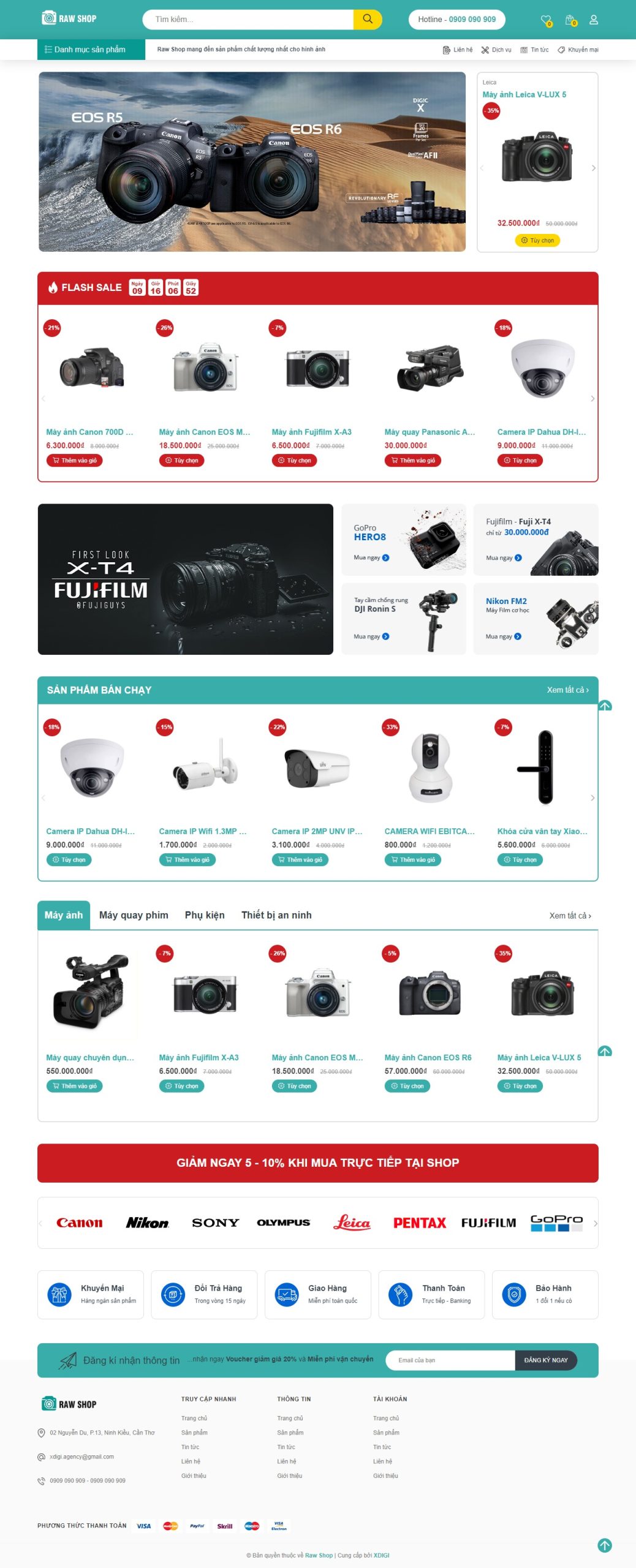Shop máy ảnh, phụ kiện camera – Raw shop– BH-012