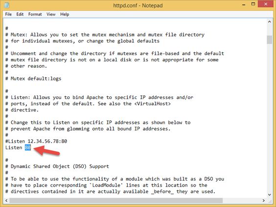 Thay đổi toàn bộ số port mặc định 80