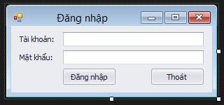 Tạo form đăng nhập