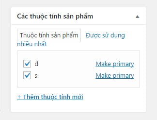 tùy chọn hierarchical = true sẽ hiển thị như thế này trong post 