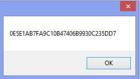 Kết quả của đoạn mã hóa trên