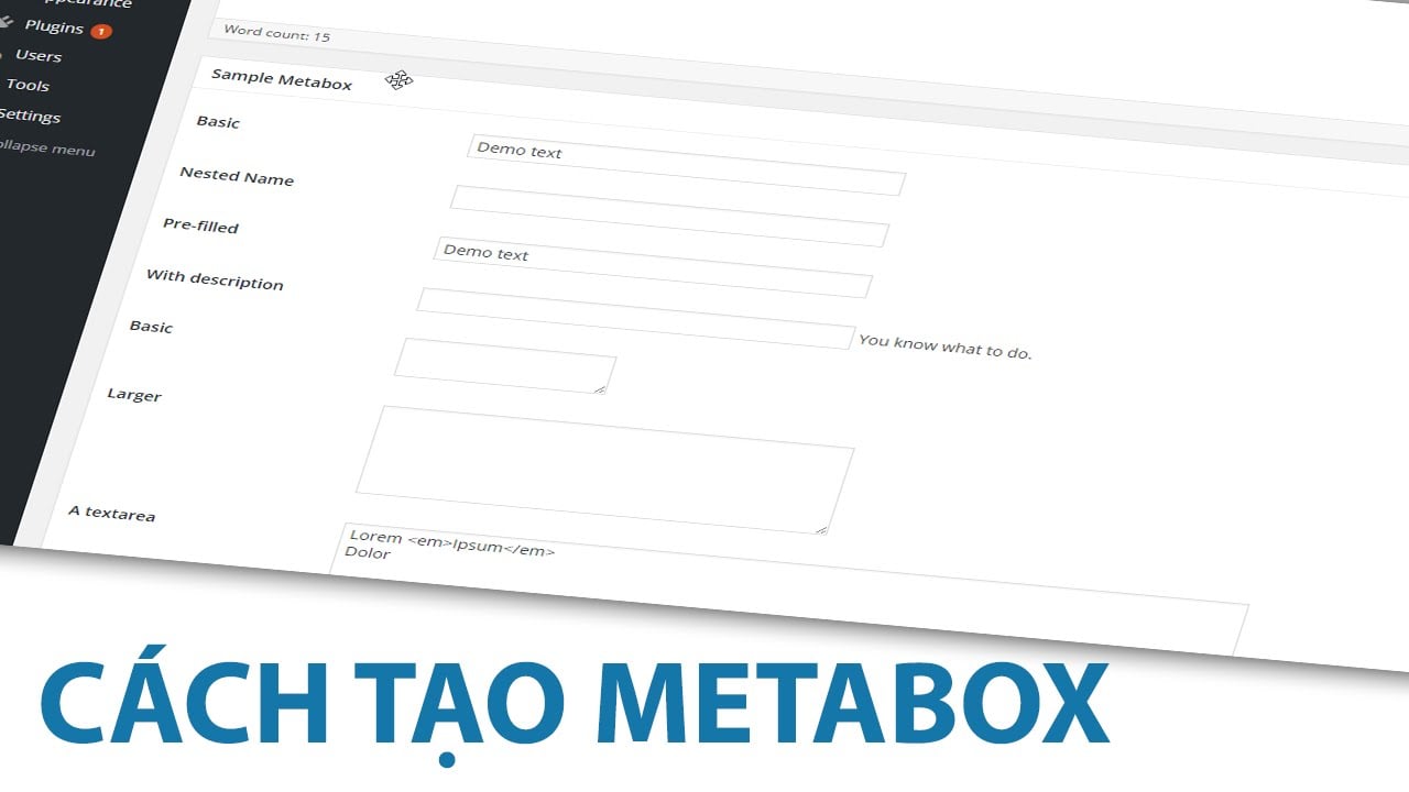 Hướng dẫn tạo Meta Box trong WordPress