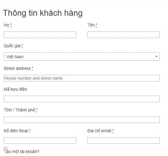 Kết quả sau khi xóa trường công ty