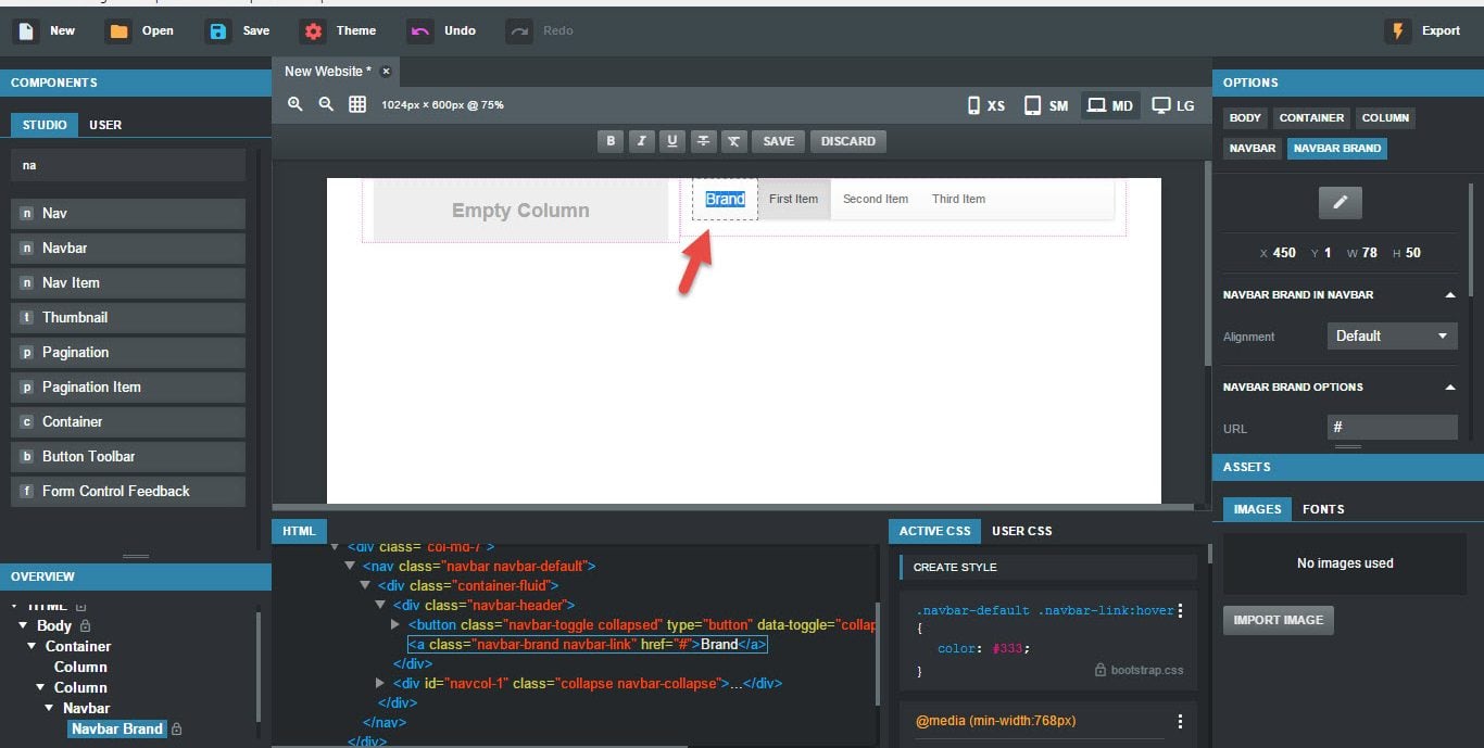 Dễ dàng chỉnh sửa nội dung 