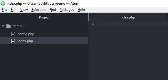 Tạo tệp file chính index.php để hiển thị dữ liệu